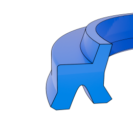 110-120-6,6/8  Грязесьемник с манжетой	DHS, K 27-PU Z 